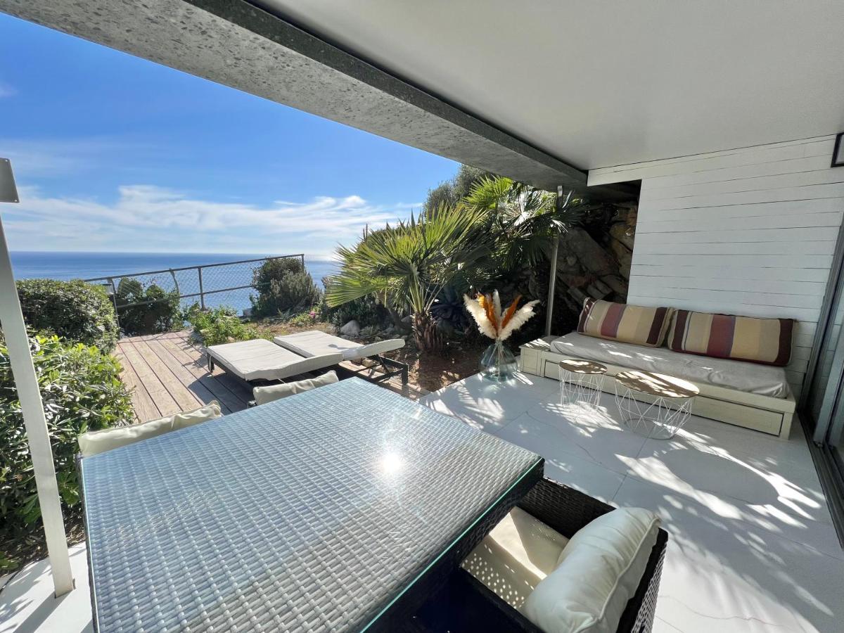 Luxueux Appartement - Vue Mer - Piscine - Free Parking - Monaco Cap-d'Ail Εξωτερικό φωτογραφία